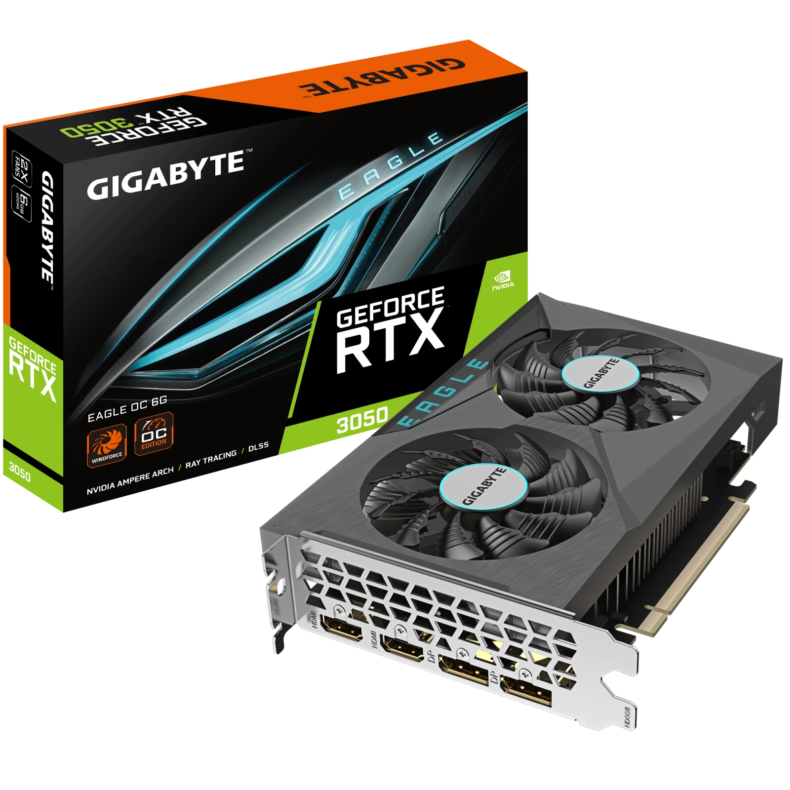 Gigabyte GeForce RTX 3050 EAGLE OC 6G